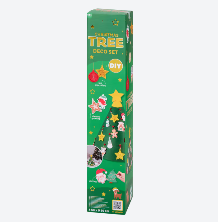 Kids Kingdom Christmas tree decoration set 60 x 50 cm