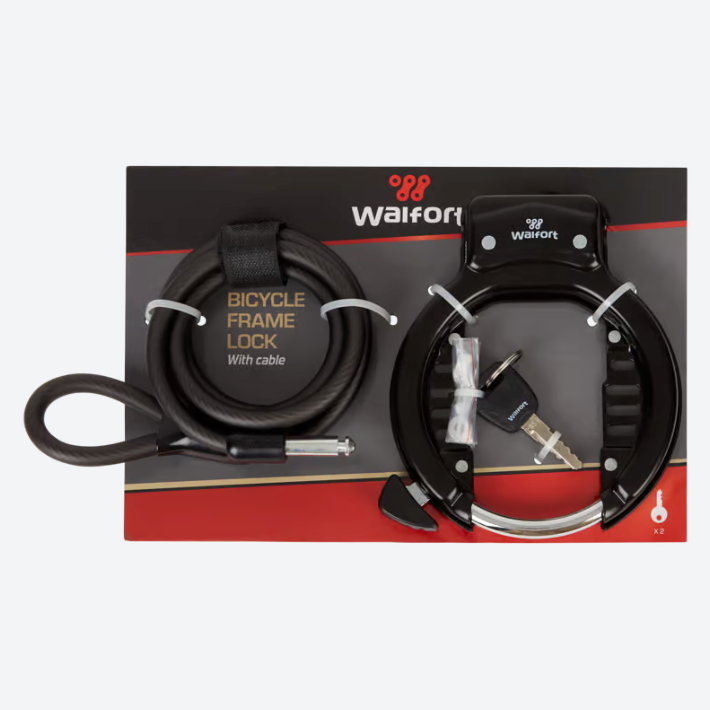 Walfort frame lock with cable lock 3-piece 