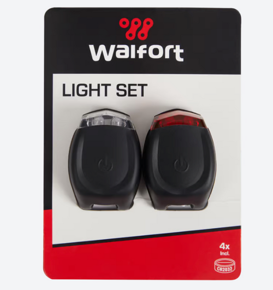 Walfort bicycle lighting Including batteries 