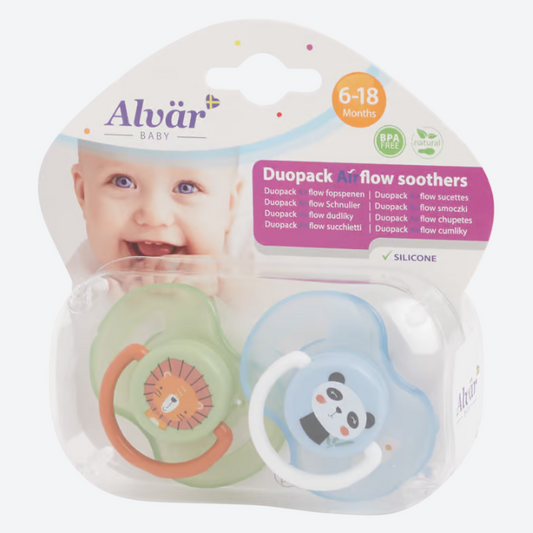 Sucettes pour bébé Alvär Airflow 6 - 18 mois | 2 pièces 