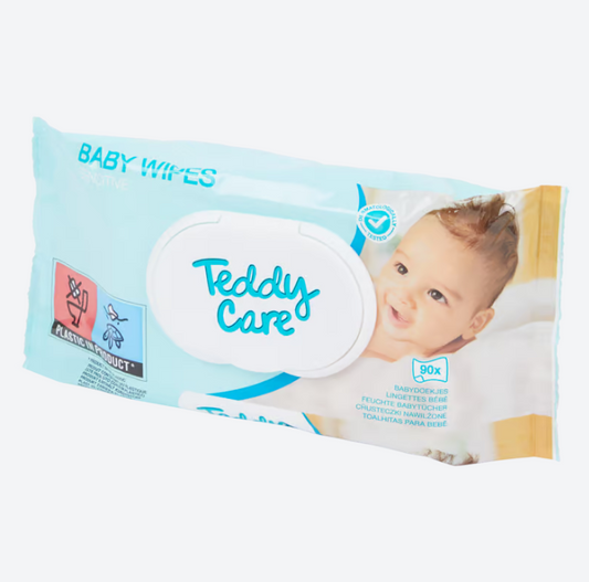 Teddy Care lingettes bébé Sensitive 90 pièces 