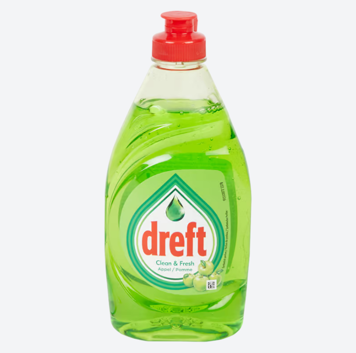 Dreft liquide vaisselle Clean &amp; Fresh Pomme 340 ml 