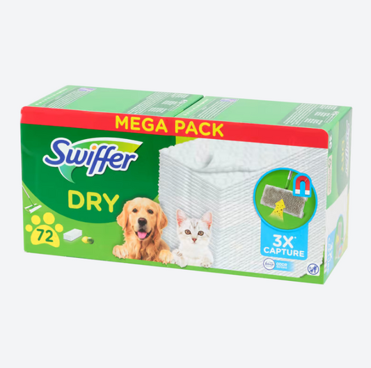 Swiffer Dry serpillières 72 pièces 