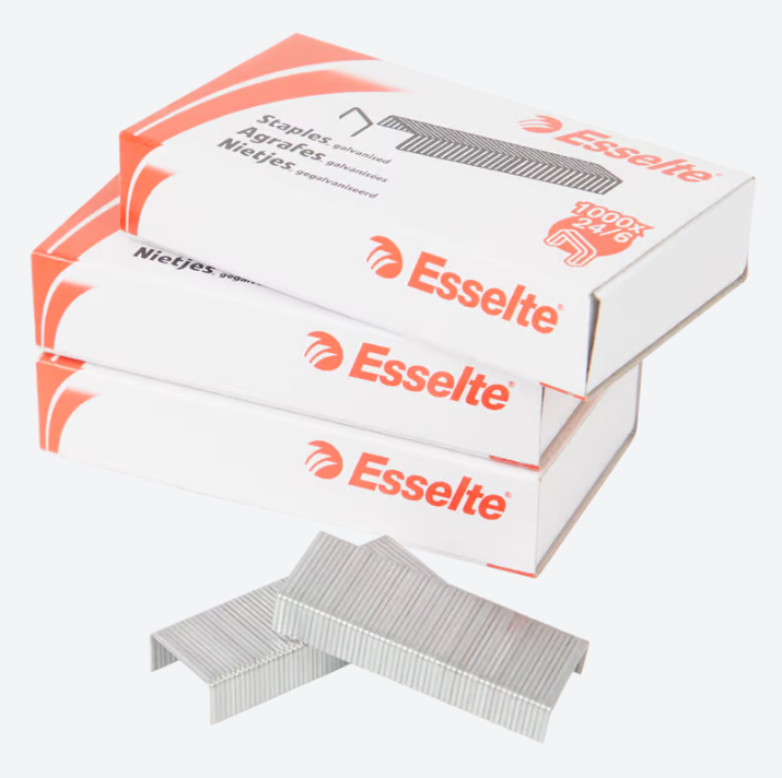 Esselte nietjes 3 x 1.000 stuks | maat 24/6