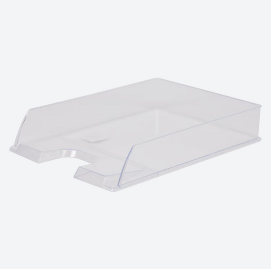 Esselte letter tray transparent - 6 x 25.5 x 34.5 cm 