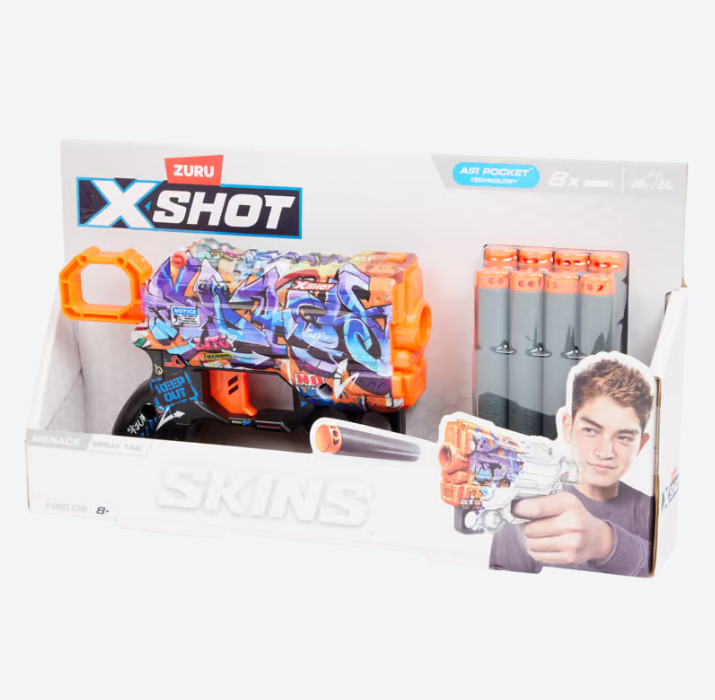 Zuru X-Shot dart gun Skins Menace 