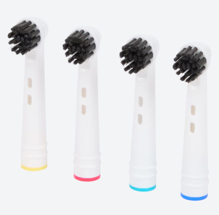 Têtes de brosse Charbon 4 pièces 