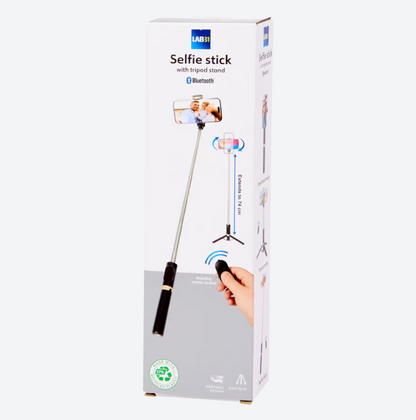 Lab31 selfie stick with tripod 74 cm 