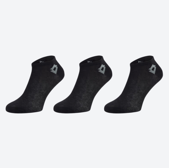 Lotto sneaker socks Black Sizes 35 - 46 | 3 pairs 