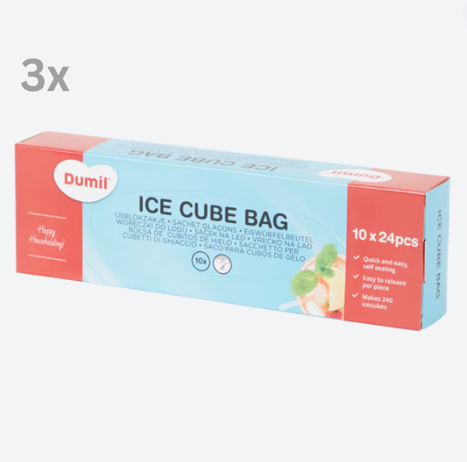 Dumil ice cube bags 10 pieces - 3 pack 