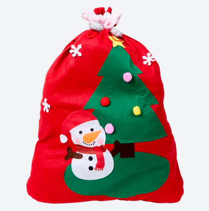 Sac cadeau de Noël 90 x 60 cm 