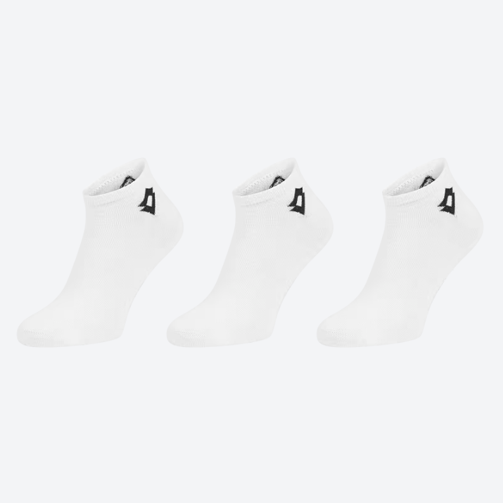 Chaussettes baskets Lotto blanc Tailles 35 - 46 | 3 paires 