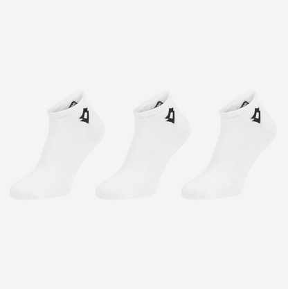 Chaussettes baskets Lotto blanc Tailles 35 - 46 | 3 paires 